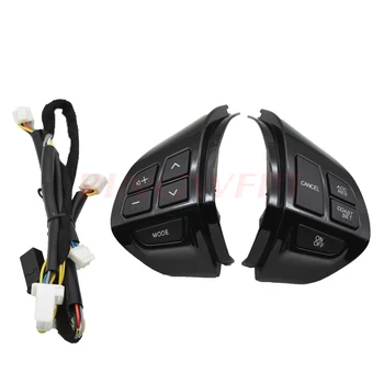 

Free Shipping Piano black Buttons FOR M itsubishi ASX Multi-function Car Steering Wheel Control Buttons With Cables Car -styling