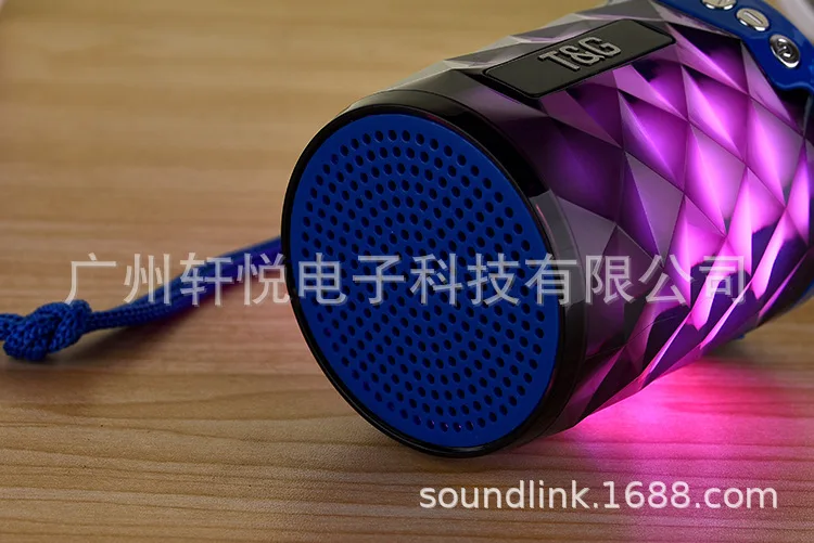 Горячая Tg155 красочный светильник беспроводной Bluetooth открытый портативный карты Instert аудио мини спортивный сабвуфер динамик