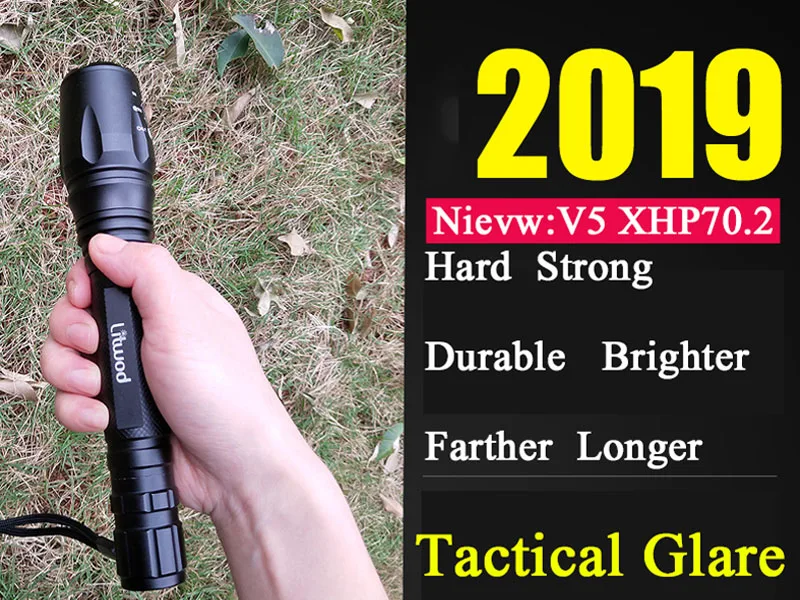 Litwod CREE XHP70/XHP50/L2/T6 8000LM Z45 Мощный светодиодный вспышка светильник Охотничий Тактический Водонепроницаемый Фонарь велосипедный светодиодный светильник 1*18650