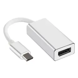 USB-C Thunderbolt 3 к DisplayPort @ 60 адаптер HZ конвертер совместимый для MacBook Pro 2015/2016 Chromebook Pixel