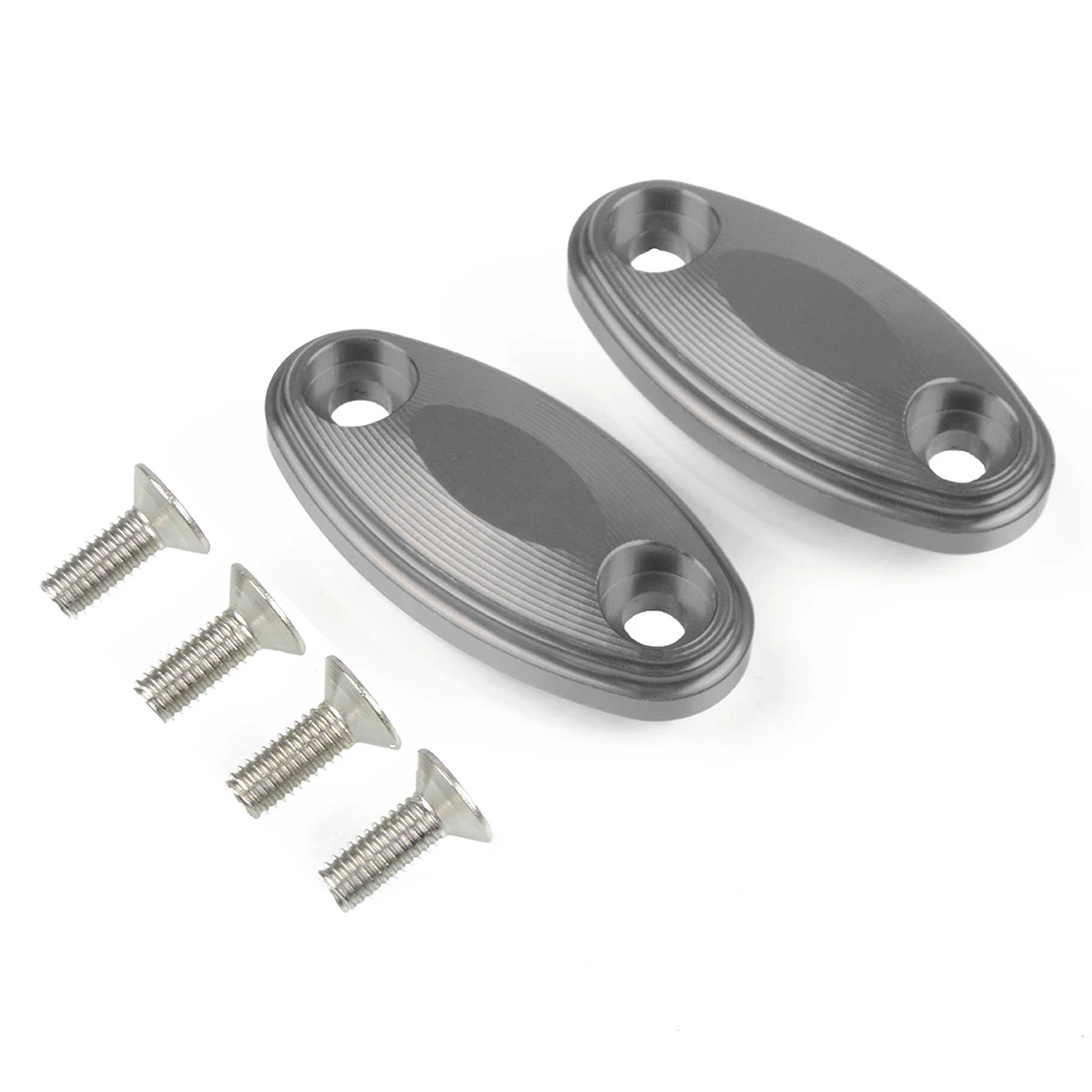 

FOR HONDA Cbr650f 2015 CNC Aluminum Motorcycle Accessories Windshield Rear View Side Mirrors Bracket Hole Cap Clamp Cover