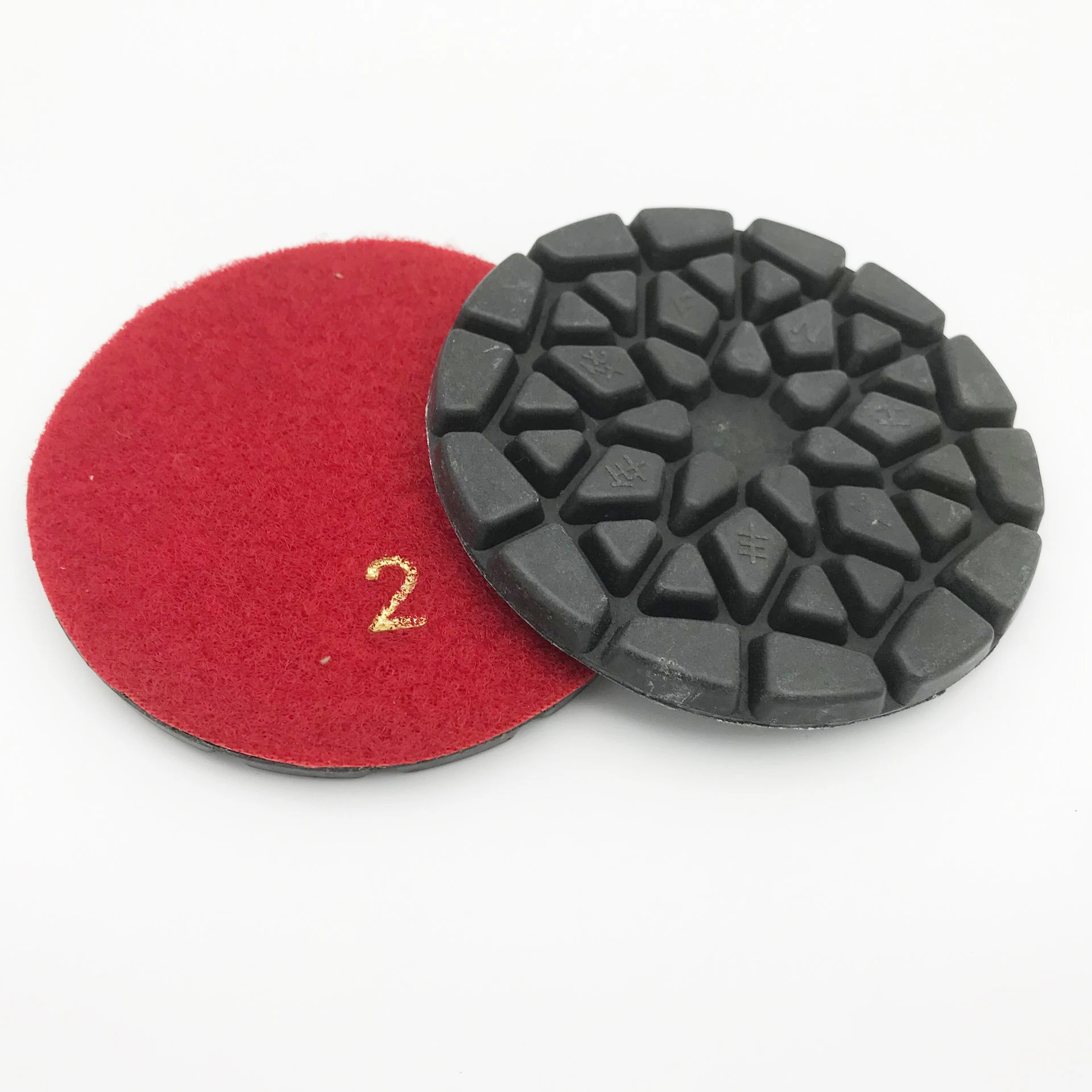 3 Step Diamond Polishing Pads Wet/Dry 4" SET KIT Granite Marble Quartz