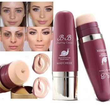 

BB Cream Snail Essence Repair Multi Effect Face Skin Care Isolation Moisturizing Brighten Liquid Foundation BB Cream T0817