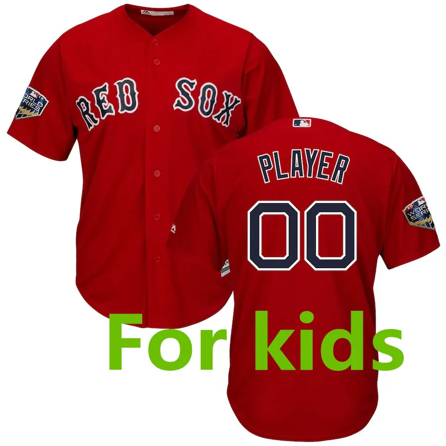 Бостонский Давид Ортис Mookie Betts индивидуальные личности любое имя номер Мужчины Женщины Девушки молодежи Дети Джерси мир 01 - Цвет: for kids