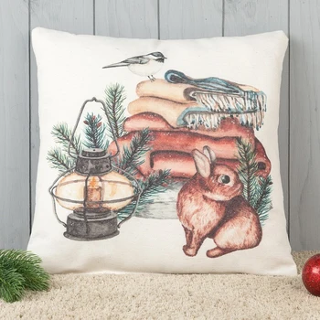 

Decorative pillow with photo printing "Bunny" 40x40 cm