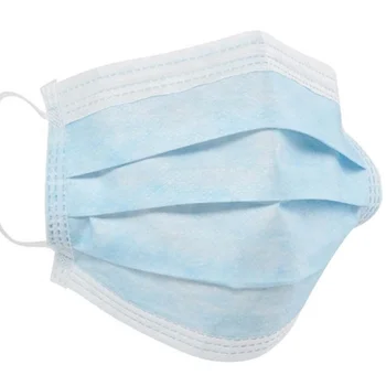 

Disposable Face Mask Dust Filter Mouthcaps 3-Layer Non-woven Antibacteria Masks PPE Breathable Soft Hygiene 24h Fast Shipping