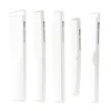 10 Pcs Set Professional Hairdressing Tail Comb In White Color, Barber Hair Cutting Carbon Comb T-11 Anti Static Hairstyling 2