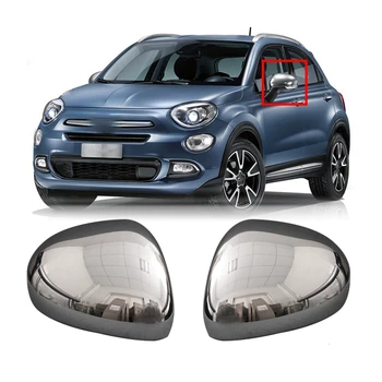 

Car Rearview Mirror Covers Side Wing Mirror Caps for FIAT 500X 2014 2015 2016 2017 2018 2019