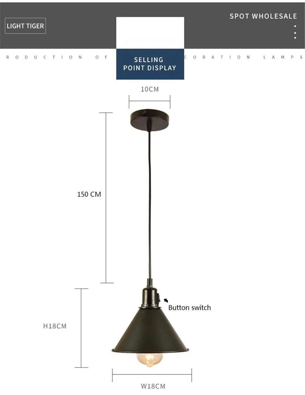Nordic Design Loft Decor Retro Pendant Lamp LED Edison Industrial Wind Hemp Rope Iron Hanging Light Dining Room Home Lighting (6)
