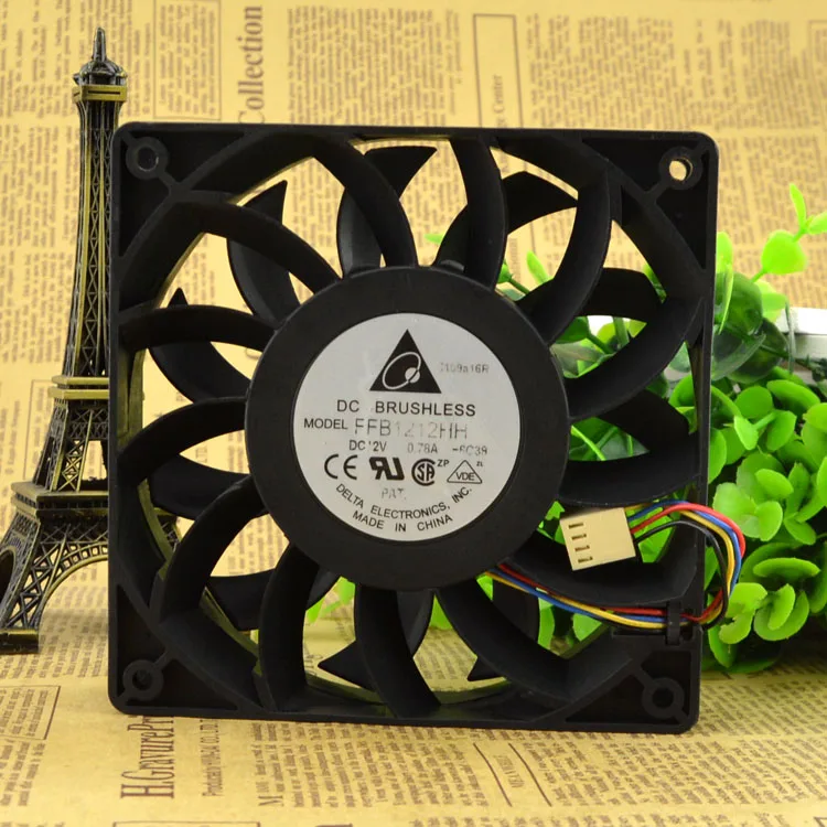 

Free Delivery. FFB1212HH cooling fan 12 PWM 12025 cm 12 v 0.78 A 4 line