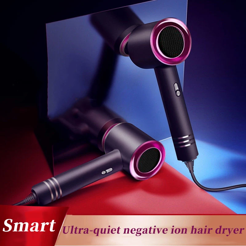 

Ultra-quiet xiomi negative ion hair dryer 360-degree nozzle control stepless variable speed thermostat hair styling tool