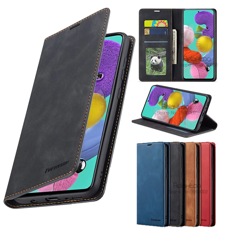 Кожаный чехол книжка с магнитной застежкой для samsung a51 a71 a10 a20 a30 a40 a50 a70 a80 a50s