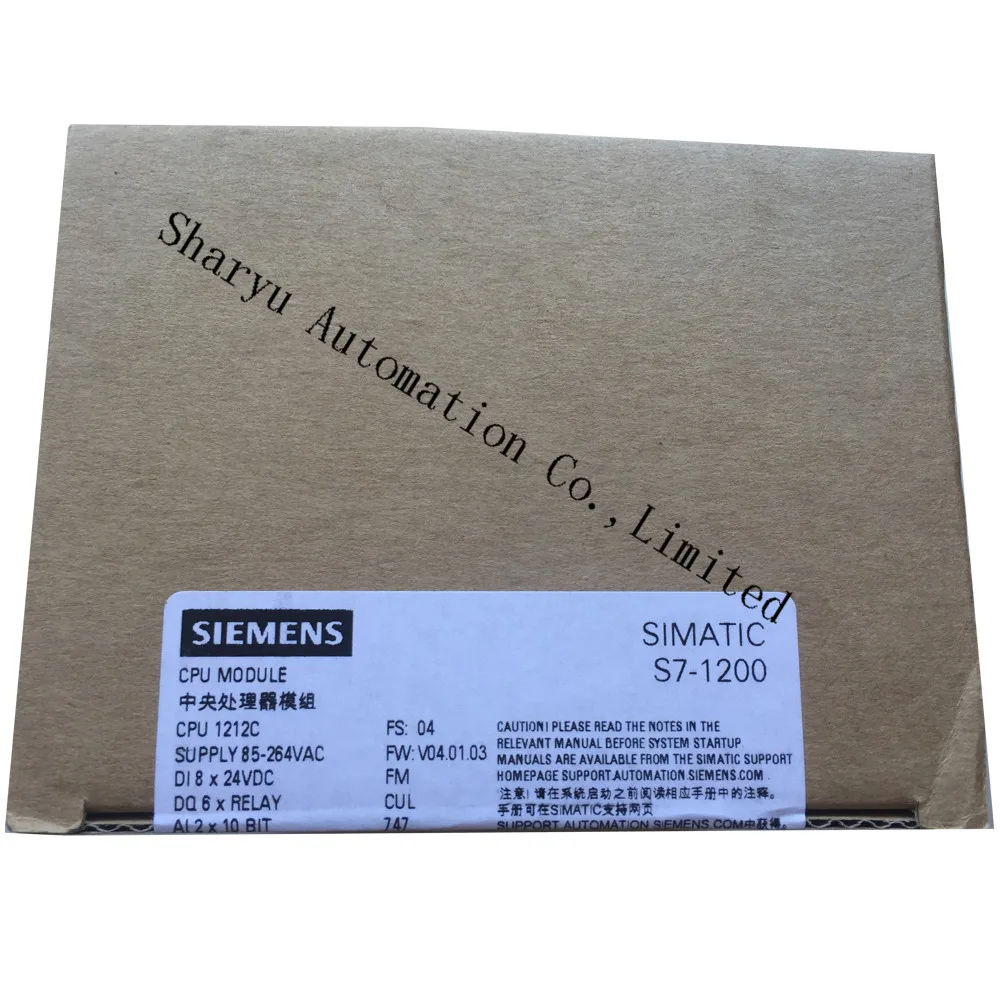 Оригинальный SIMATIC S7 1200 CPU 1212C модуль 6ES7212 1BE40 0XB0 Siem Compact s7 6es7212 1be40 0xb0 гарантия 1