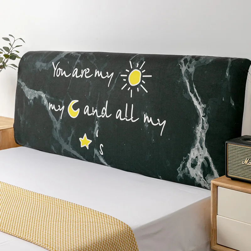 21 Nordic Bedside Cover Full Enclosed Elastic Dust-proof Bed Head Cover/ Protective Cover - Цвет: 21