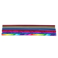 10 Pcs Colorful Car Accessories DIY Car Interior Air Conditioner Outlet Vent Grille Chrome Decoration Strip Silvery Car styling 3