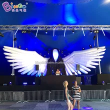 Гуанчжоу 3,2x2 Метра белые надувные крылья для сцены/надувные крылья костюм/забавные Крылья Костюм Воздушные шары игрушки