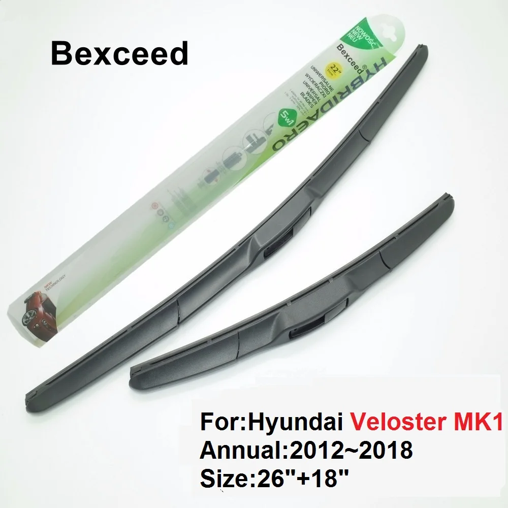 Hybrid Wiper Blade for Hyundai Veloster 26"+18" Bexceed of Car