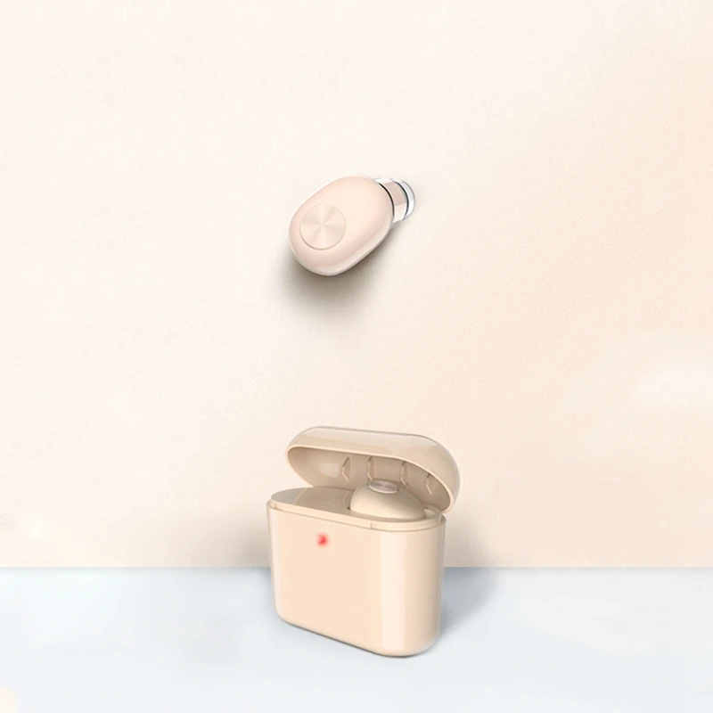 BL1 Wireless Mini Bluetooth Headset Ultra Small Invisible Earbuds Sports Belt Charging Warehouse for Xiaomi IPhone Phone