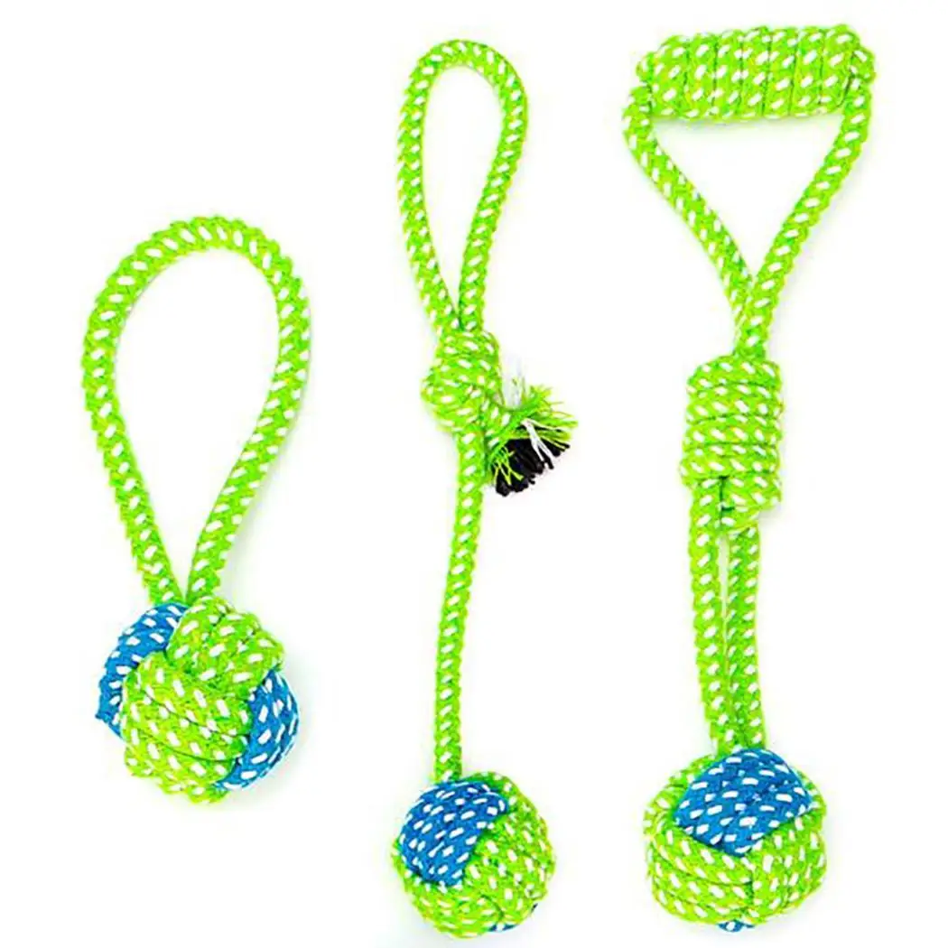 Pet Dog Toy Portable Wear Resistant Durable Braid Cute Funny Set Puppy toy 3Pcs/4Pcs/8Pcs 1 set 17 x 6 2cm toys | Дом и сад
