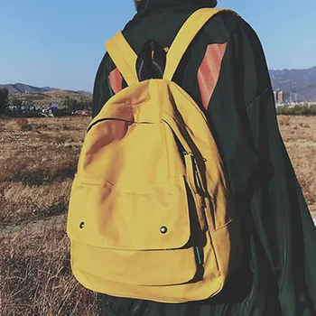 

HOCODO Waterproof Nylon Women Backpack Pure Color Lightweight Casual Backbag Female Schoolbag Cute Girl Small Backpack Mochilas