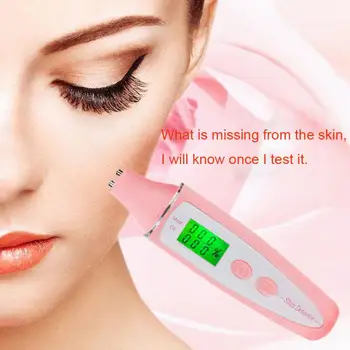 

Precision Skin Oil Content Analyzer LCD Digital Facial Skin Moisture Meter Battery Operated Skin Care Tester Monitor Detector