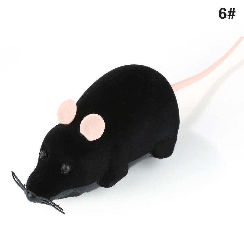 Plush Mouse Mechanical Motion Rat Wireless Remote Electronic Rat Kitten Novelty Funny Pet Supplies Pets Gift Cat Toys Cat Puppyt