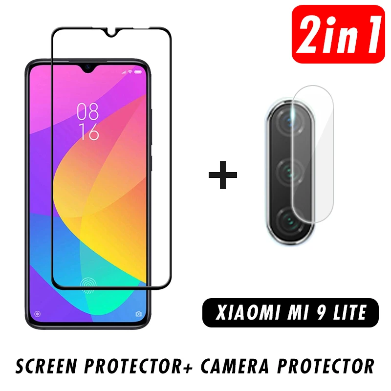 2в1 жесткое закаленное защитное стекло для задней линзы для mi 9 Lite защита для экрана объектива камеры для Xiaomi mi 9 Lite HD|Защитные стёкла и плёнки| | АлиЭкспресс
