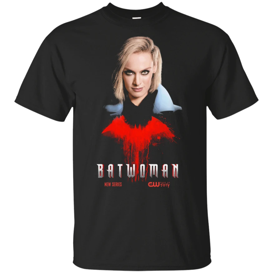 Batwoman-Tv-новинка-Постеры-кино-Футболка-с коротким рукавом-черный-Для