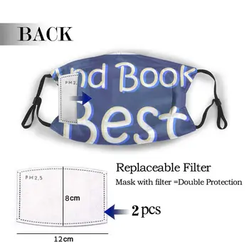 

protective mask with filter Coffee Rain And Books Best Coffee In The World anti dust PM2.5 reuse adult teen child girl