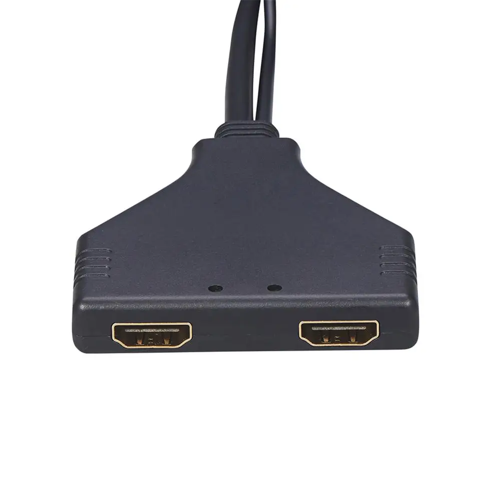 HDMI 1 в 2 Выход сплиттер HDMI мужчин и женщин сплиттер папа-папа HD кабель-адаптер с USB для 480I 480P 720P 1080I 1080P 4K