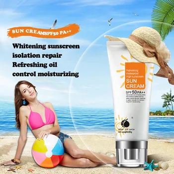 

Facial Body Sunscreen Whitening Sun Cream Sunblock Skin Protective Anti-Aging Oil-control Moisturizing