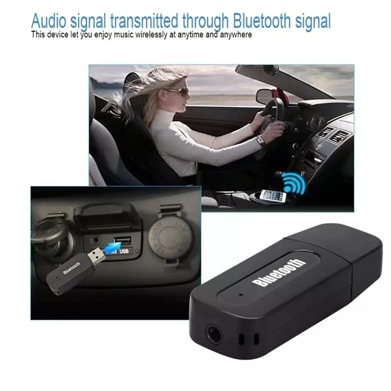 2 in 1 Wireless Bluetooth 4 2 Receiver Transmitter Adapter 3 5mm Jack For Car Music Audio Aux A2dp Headphone Reciever Handsfree