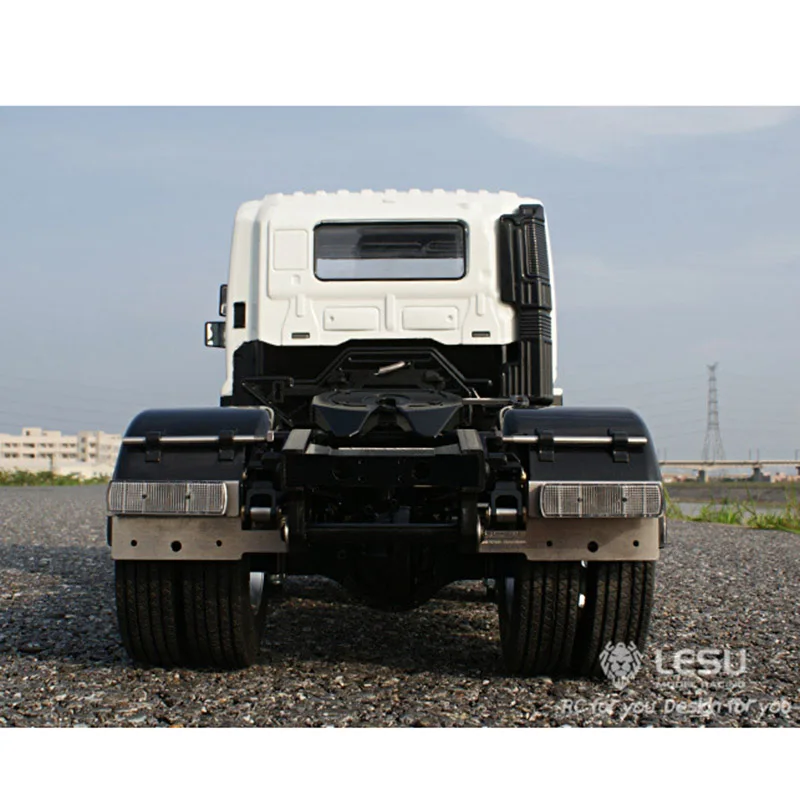 Модель грузовика тягача 1/14 RC LESU Hino700 4x2 Металлическое шасси|Радиоуправляемые