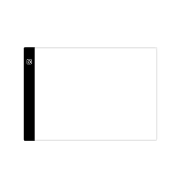 

A4 Transparent Writing Board LED Painting Copy Station Viewing Station Luminous Sketch Through Writing Station