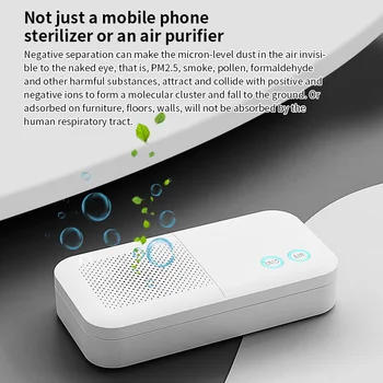 

Smart UV Sanitizer Masks Ultraviolet Sterilizer Box Uvc Light Portable Automatic Disinfection Box