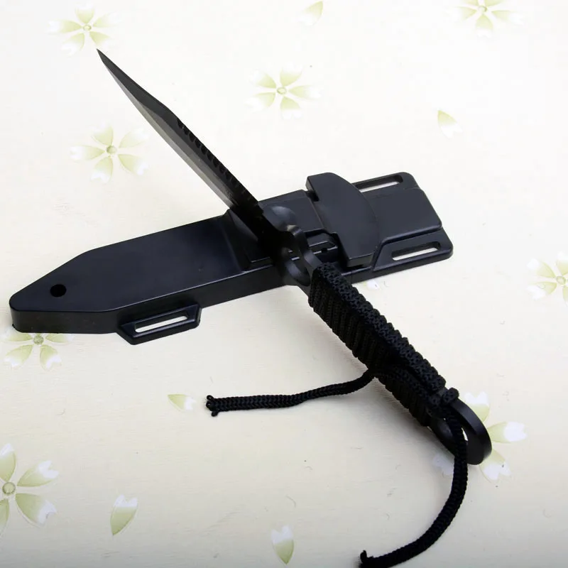 Нож с фиксированным лезвием из АБС-пластика охотничий нож из нержавеющей стали для дайвинга, выживания на природе, кемпинга, карманный нож, тактический нож