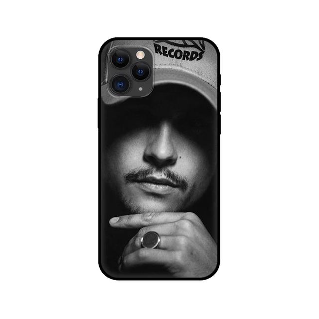 Black tpu case for iphone 5 5s se 2020 6 6s 7 8 plus x 10 XR XS 11 12 mini pro MAX back cover nekfeu rapper 72846