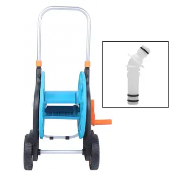 

Portable Garden Hose Reels Cart Hose Pipe Storage Holder Garden Watering Trolley Sprayers Head Flower Garden Tools Hose Rack