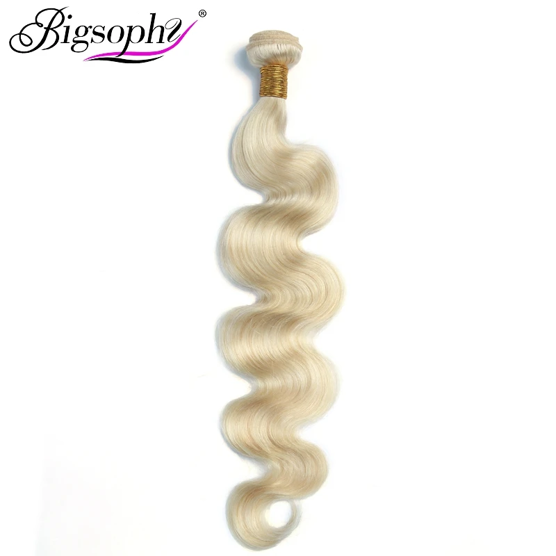 613 bundles Brazilian Hair Body Wave Bundles 1 pcs 3 pcs 4pcs Blonde bundles Hair Extensions Human Remy Hair 8-30 inch Bigsophy 613 bundles Brazilian Hair Body Wave Bundles 1 pcs 3 pcs 4pcs Blonde bundles Hair Extensions Human Remy Hair 8-30 inch Bigsophy