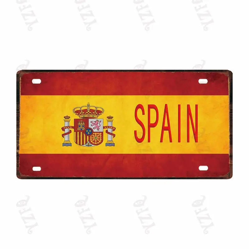 30X15CM National treasure animal License Plate Travel Souvenir Vintage Metal Sign For Wall Art Shop Restaurant Decor DC-0212A - Цвет: DC-0269