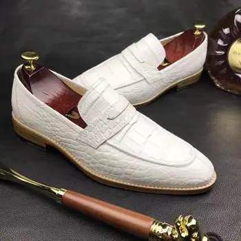 

Handmade Mixed Colors Pu Leather Shoes Men Formal Shoes Loafers Casual Shoes Men Slip-on Shoes New Style Shallow Shoes HA288