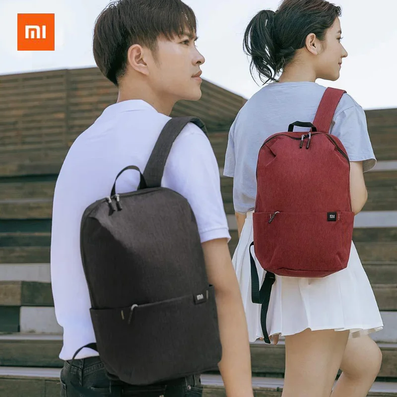 Xiaomi Mijia красочная спортивная сумка на грудь унисекс для мужчин и женщин путешествия Кемпинг студенческий пакет 10L рюкзак сумка