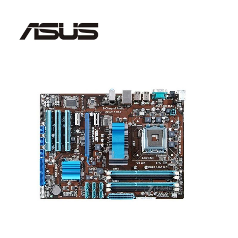Материнская плата для Asus P5P43T материнская настольного компьютера P43 разъем LGA 775