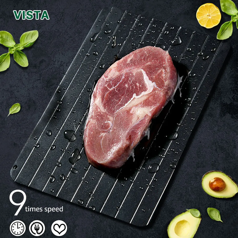 

Fast Defrost Tray Thaw Froze Food Meat Fruit Quick Defrosting Plate Board Defrost plate Kitchen Gadget Tool