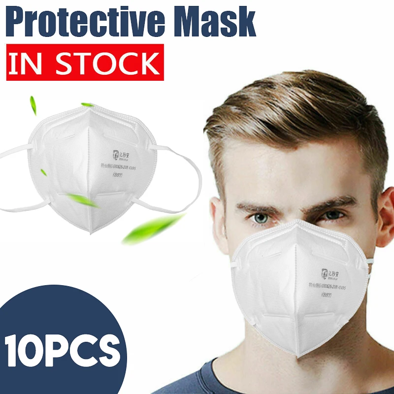 

In stock KN95 Masks Face Saliva Workplace Safety Ears Hanging Dust Mask Covid Virus Respirator Mouth Cap Prevention Smog Breath