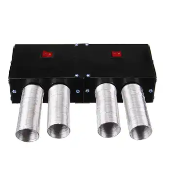 

Efficient Auto Car Heater 24V 1000W Heating Defroster 4 Hole Car Electric Fan Heater Heating Windshield Defroster Demister