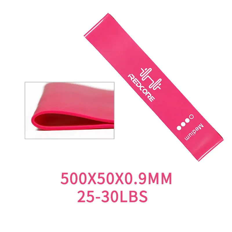 500x50x0.9mm Эластичные резинки для йоги, фитнеса, пилатеса, тренировочная лента для упражнений, тренажерного зала, спортивное оборудование для тренировок, 4, 5, 6 уровней - Цвет: 500x50x0.9mm