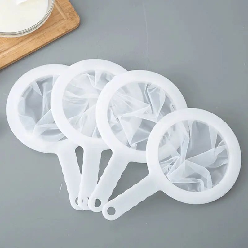 Colander Mesh Strainer Sieve COFFEE-FILTER Soymilk Honey-Juice Nylon Reusable Super-Fine
