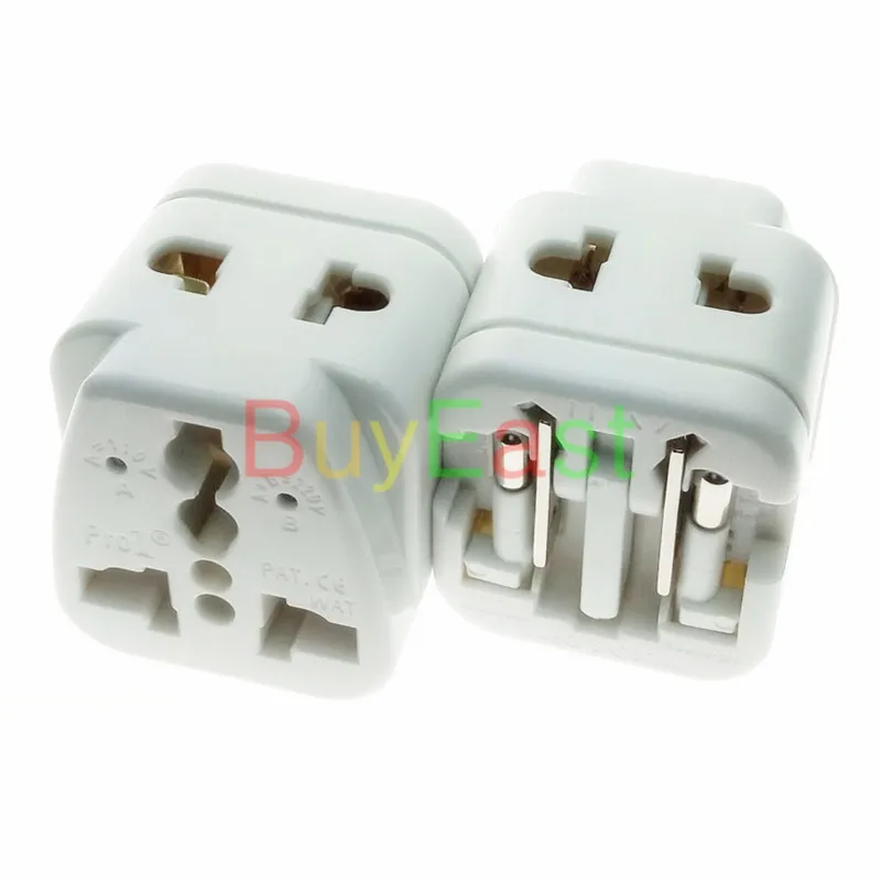 5 шт., переходник для путешествий mini World Plug, Сменный Адаптер для Великобритании/ЕС/США/Австралии/Китая/Японии/Италии. world Plug wonpro detecyion белого напряжения 110-220 - Тип: White