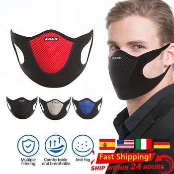 

Unisex Cycling Face Mask Dust Bicycle Breathable Face Mask Men Women Outdoor Dustproof Sports Bike Running Mouth Mask